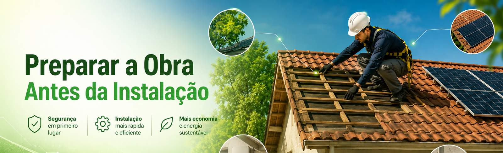 Preparar a obra antes da instalação